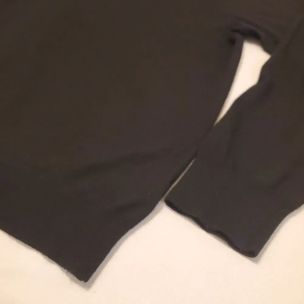 Polo Ralph Lauren Sweater Mens XXL Black V Neck Washable Merino Wool Pony Preppy